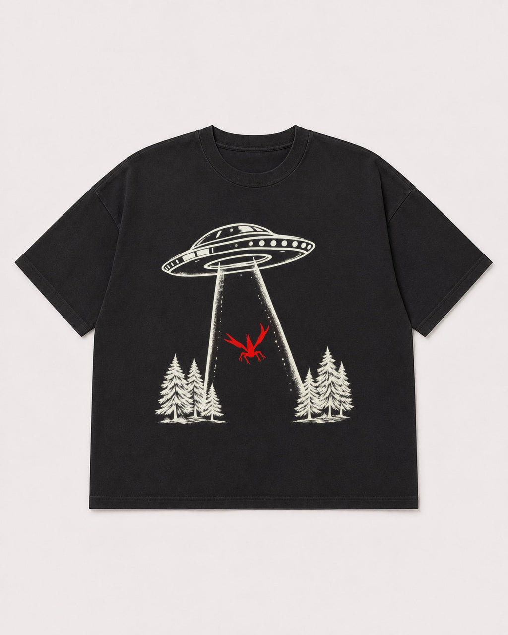 Mockup Boxy Heavyweight Tee Black product