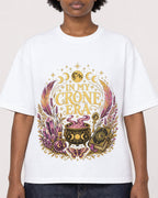 Mockup Boxy Heavyweight Tee White female close-up 14