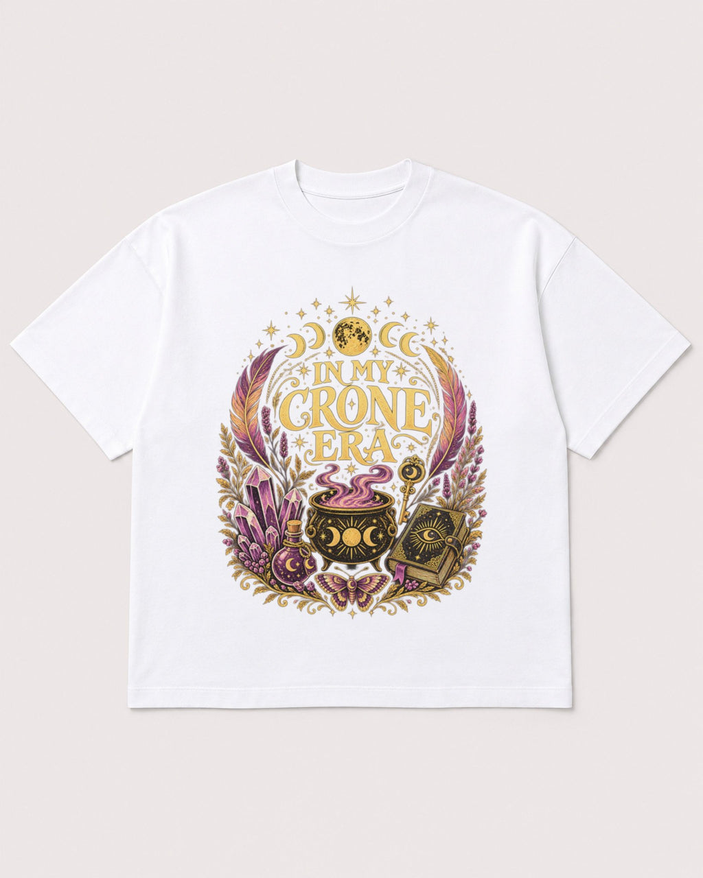 Mockup Boxy Heavyweight Tee White product