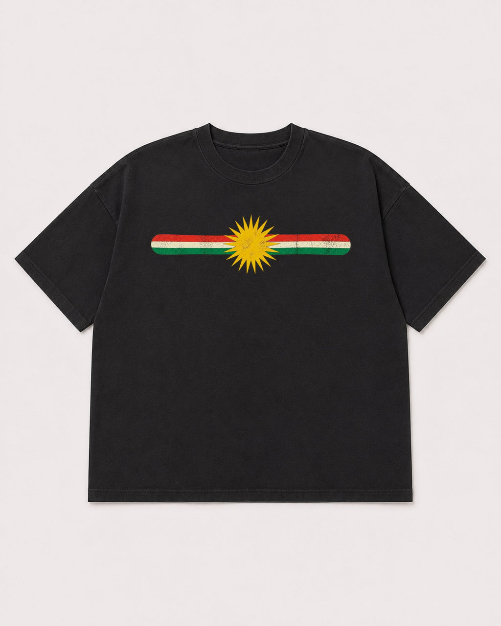 Mockup Boxy Heavyweight Tee Black product