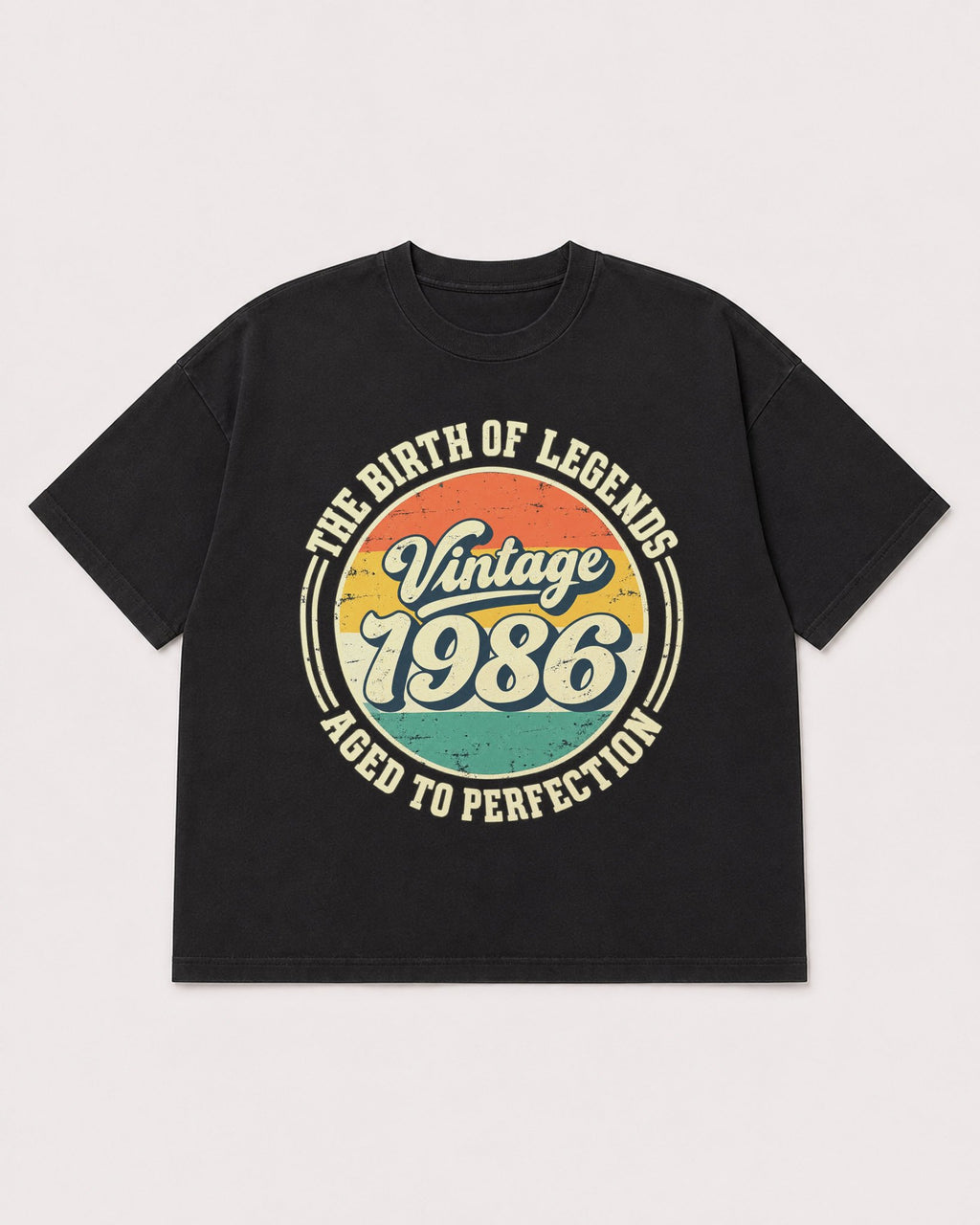 Mockup Boxy Heavyweight Tee Black product