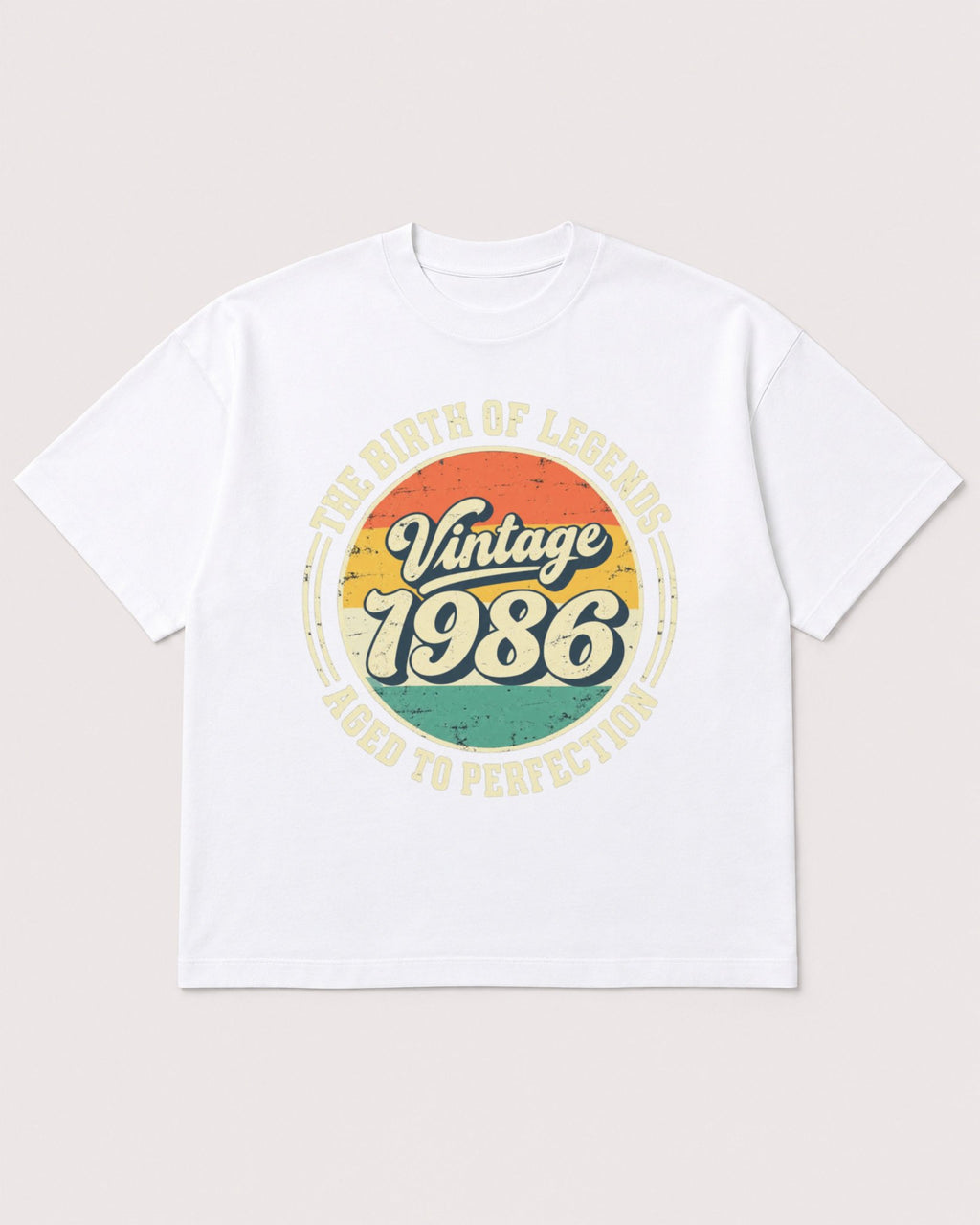 Mockup Boxy Heavyweight Tee White product