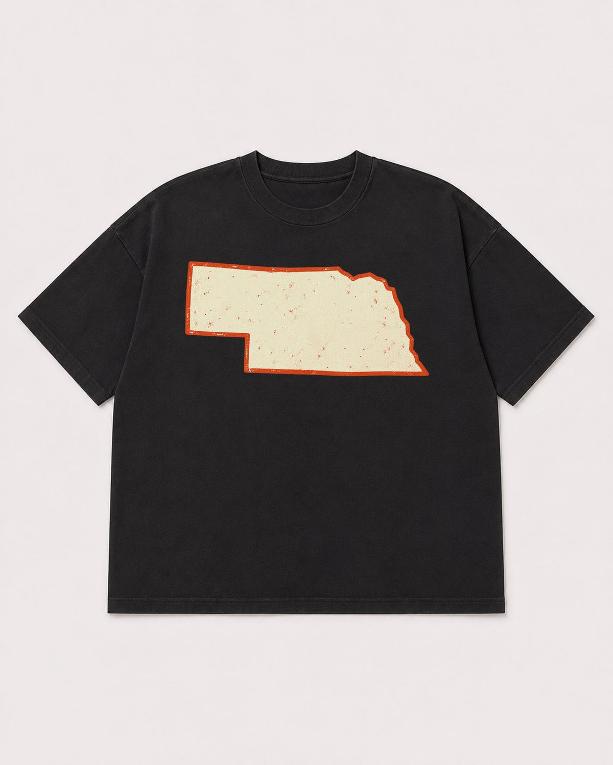 Mockup Boxy Heavyweight Tee Black product