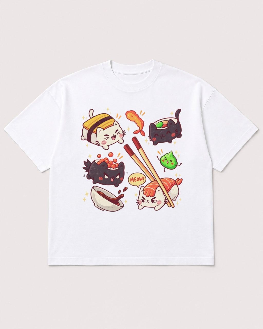 Mockup Boxy Heavyweight Tee White product