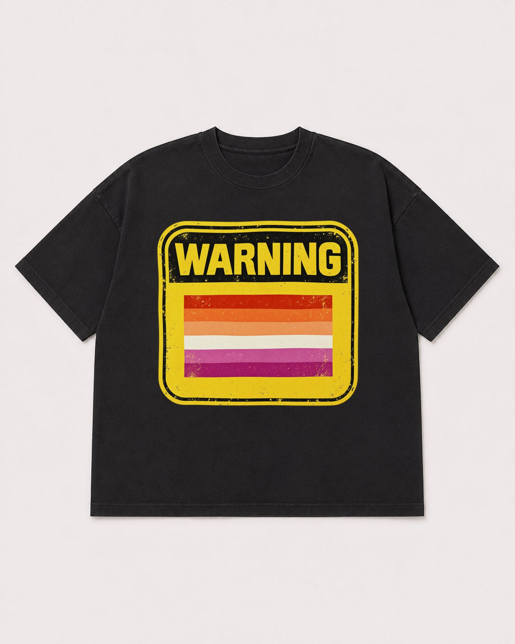 Mockup Boxy Heavyweight Tee Black product