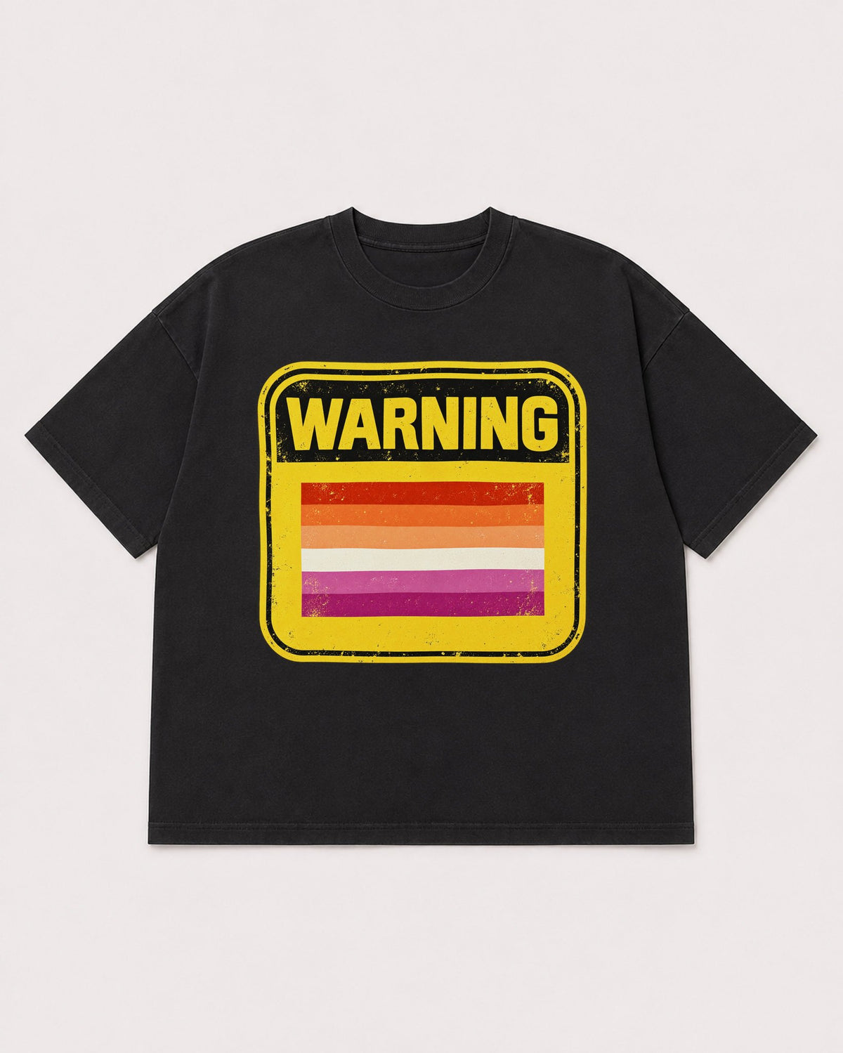Mockup Boxy Heavyweight Tee Black product