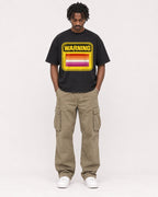 Mockup Boxy Heavyweight Tee Black male full-body 04