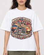 Mockup Boxy Heavyweight Tee White female close-up 02