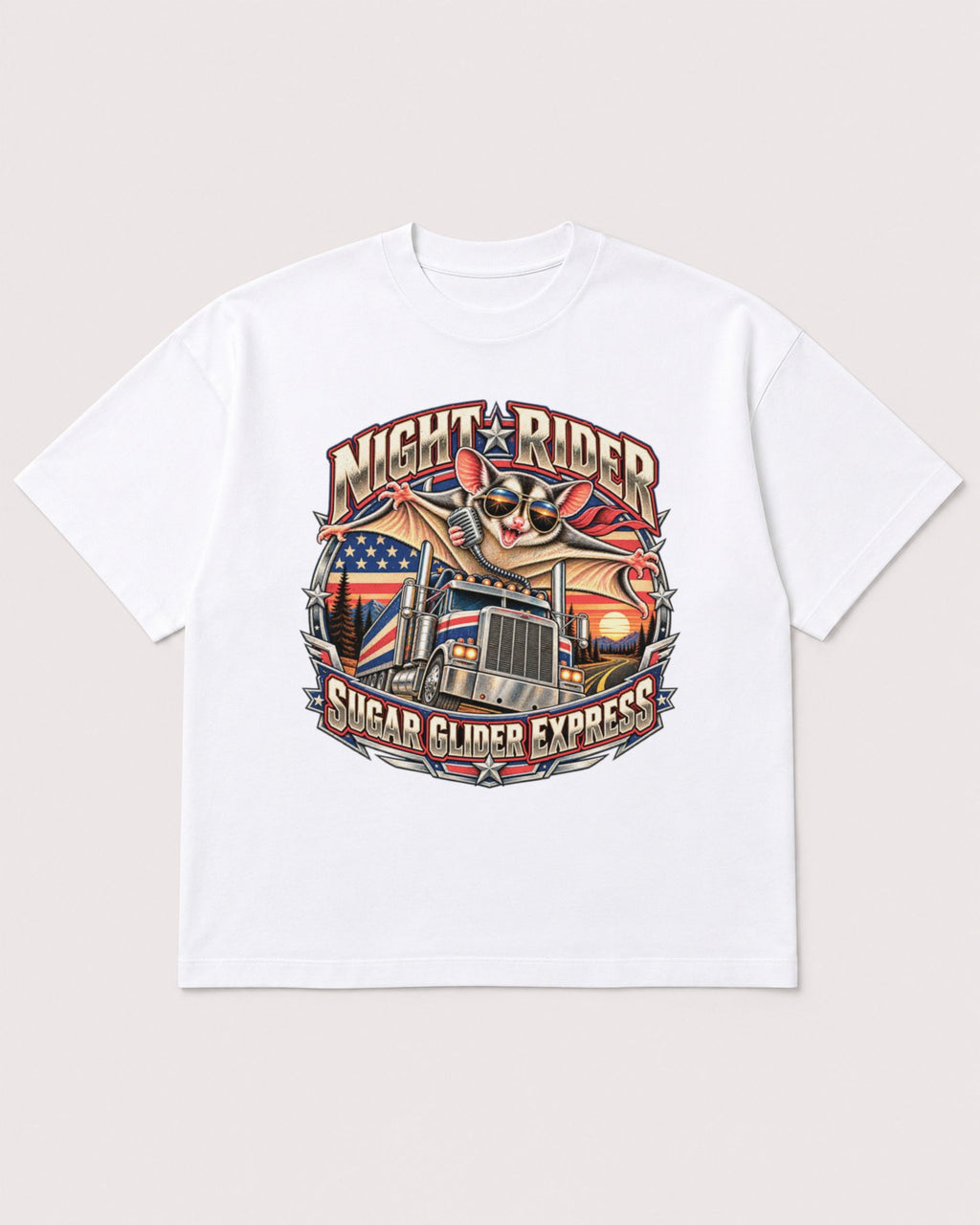 Mockup Boxy Heavyweight Tee White product