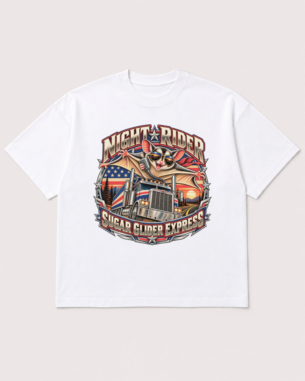 Mockup Boxy Heavyweight Tee White product