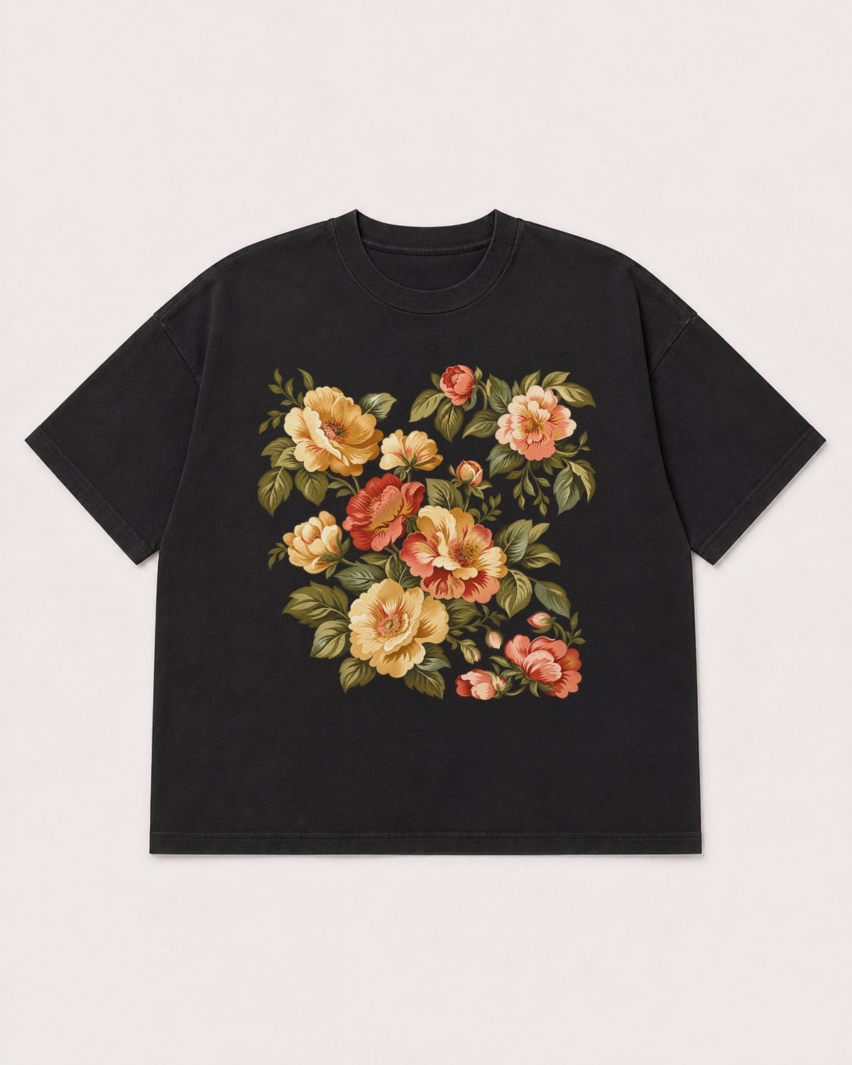 Mockup Boxy Heavyweight Tee Black product