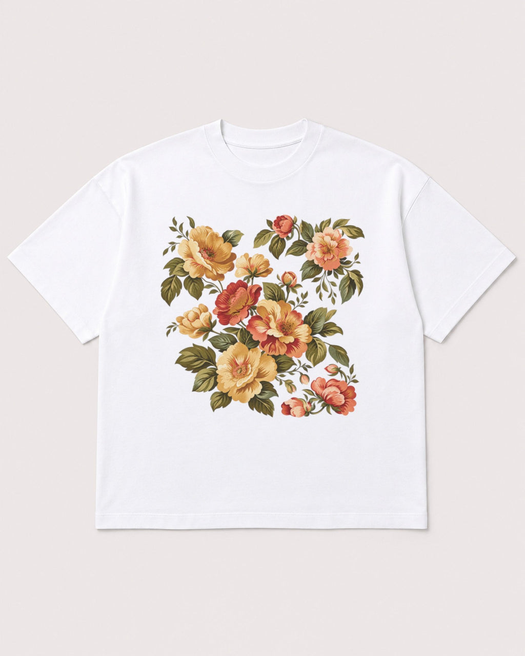 Mockup Boxy Heavyweight Tee White product