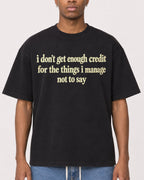 Mockup Boxy Heavyweight Tee Black male close-up 35