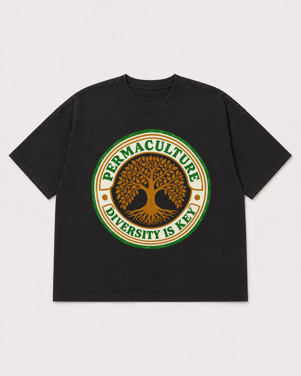 Mockup Boxy Heavyweight Tee Black product