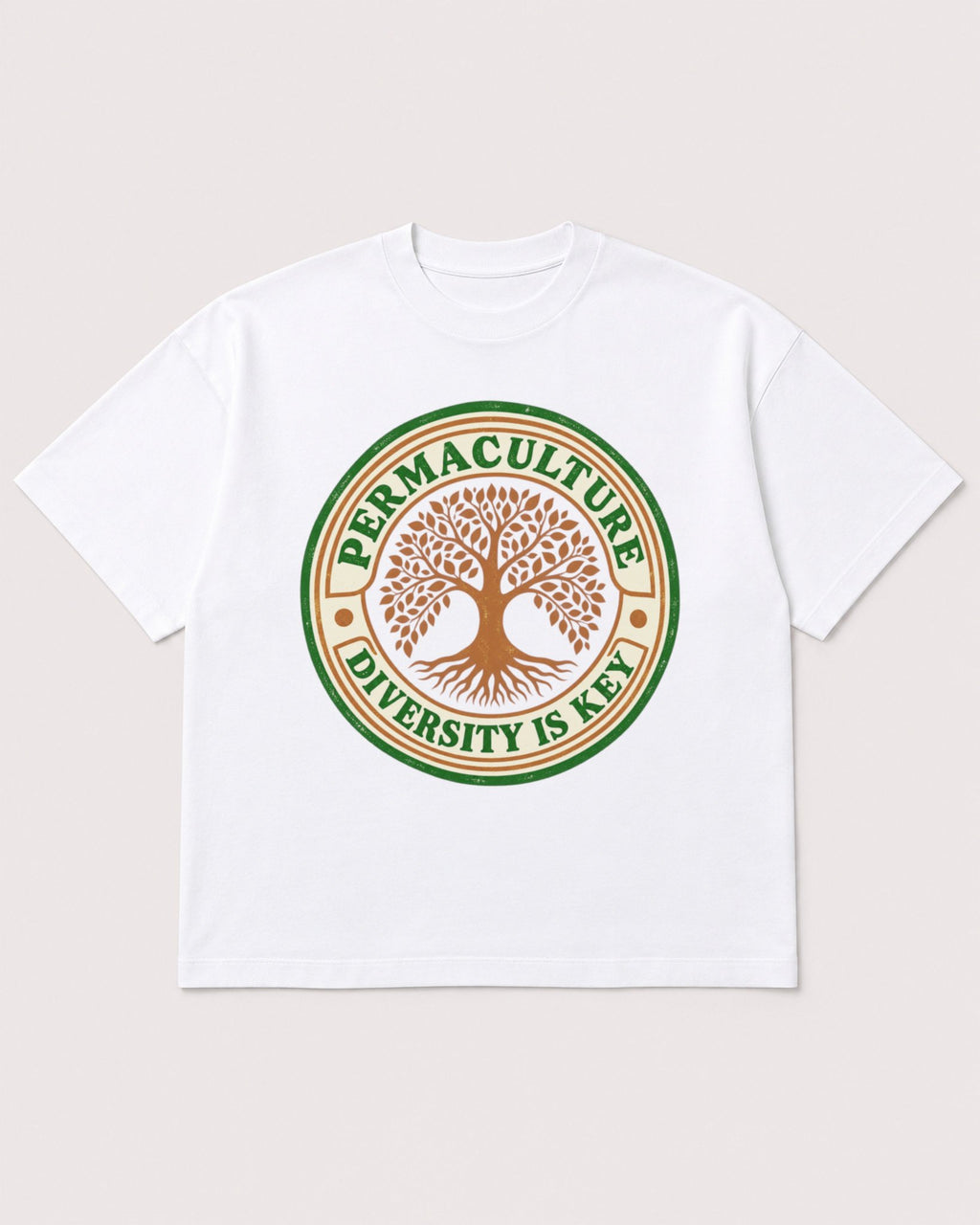 Mockup Boxy Heavyweight Tee White product