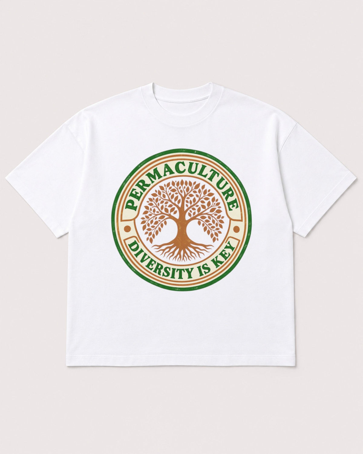 Mockup Boxy Heavyweight Tee White product