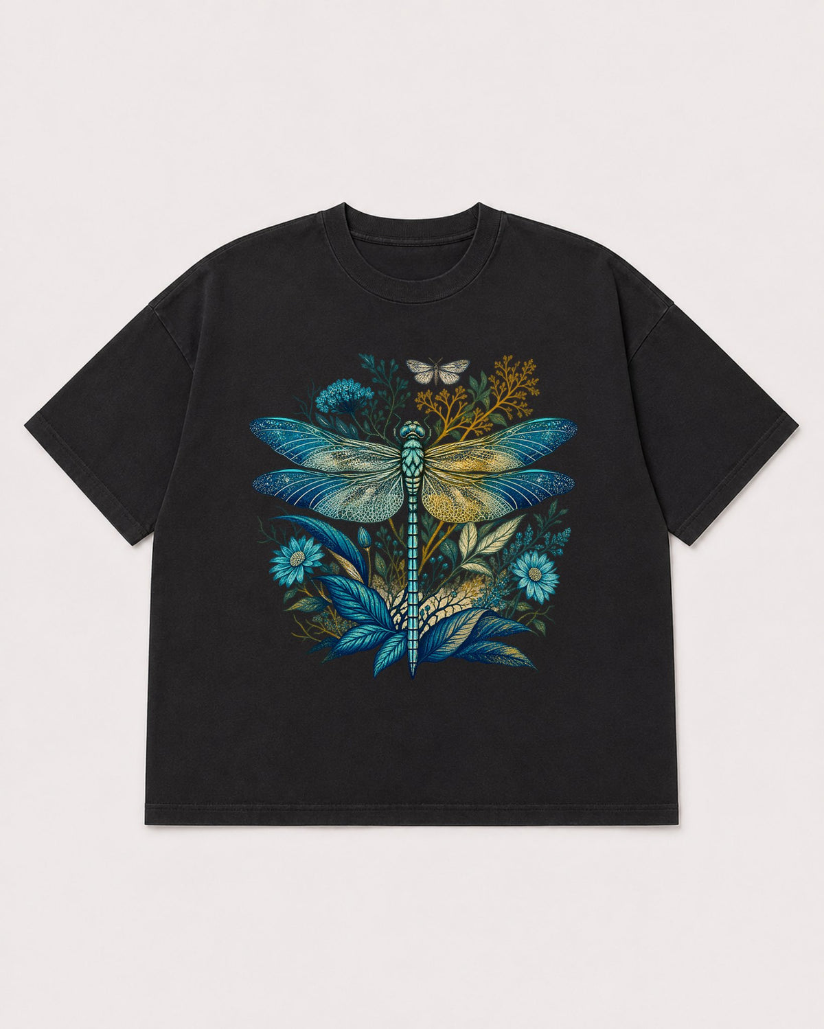 Mockup Boxy Heavyweight Tee Black product