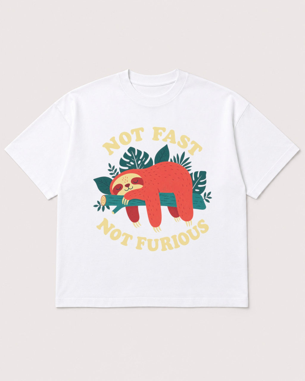 Mockup Boxy Heavyweight Tee White product