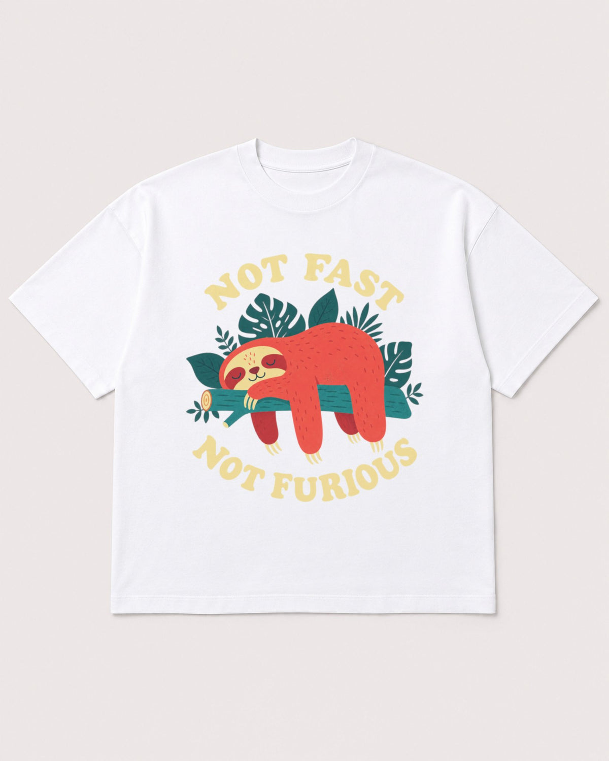 Mockup Boxy Heavyweight Tee White product