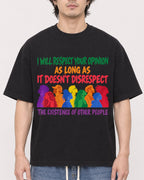 Mockup Boxy Heavyweight Tee Black male close-up 03