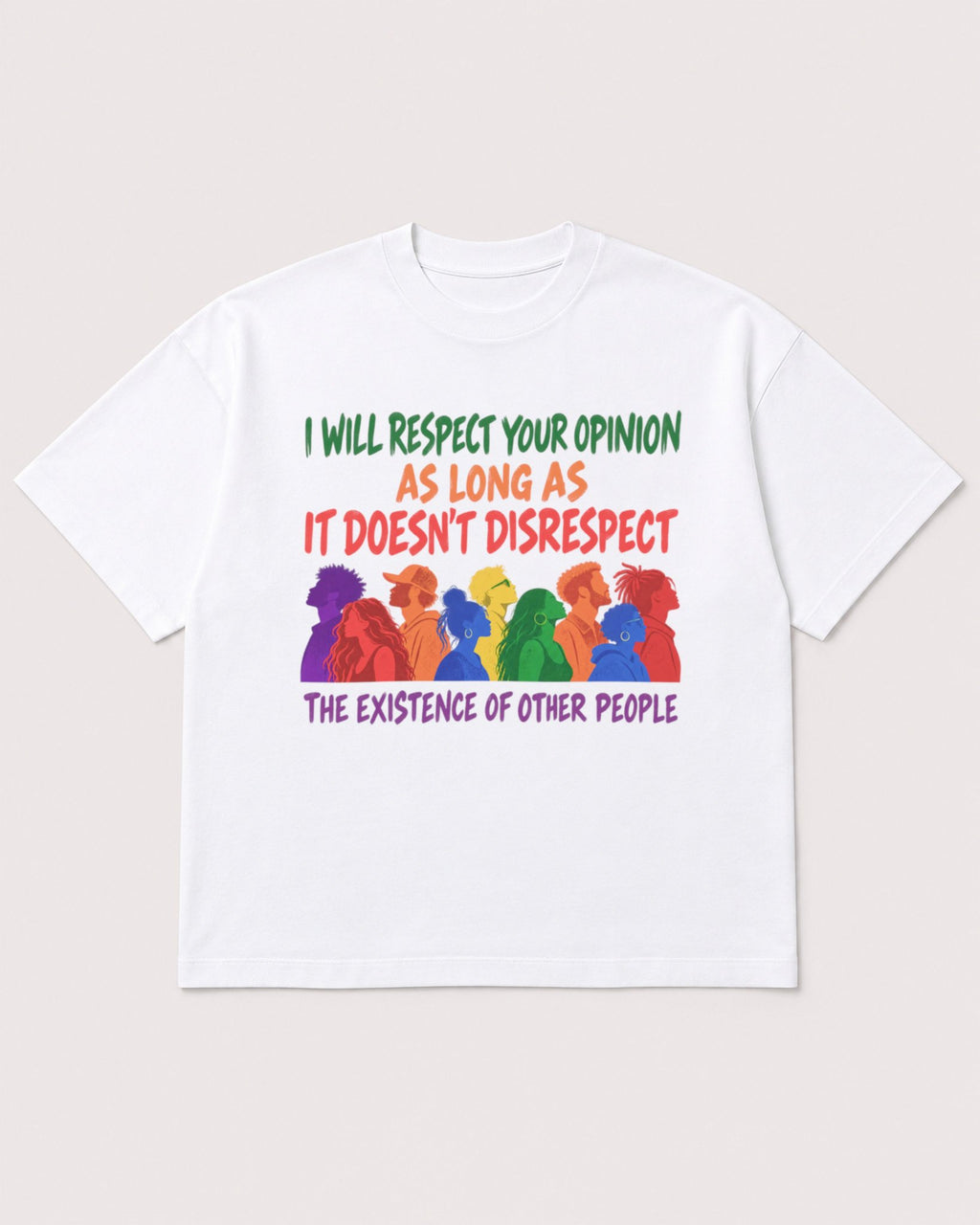 Mockup Boxy Heavyweight Tee White product