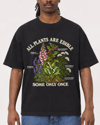 Mockup Boxy Heavyweight Tee Black male close-up 34