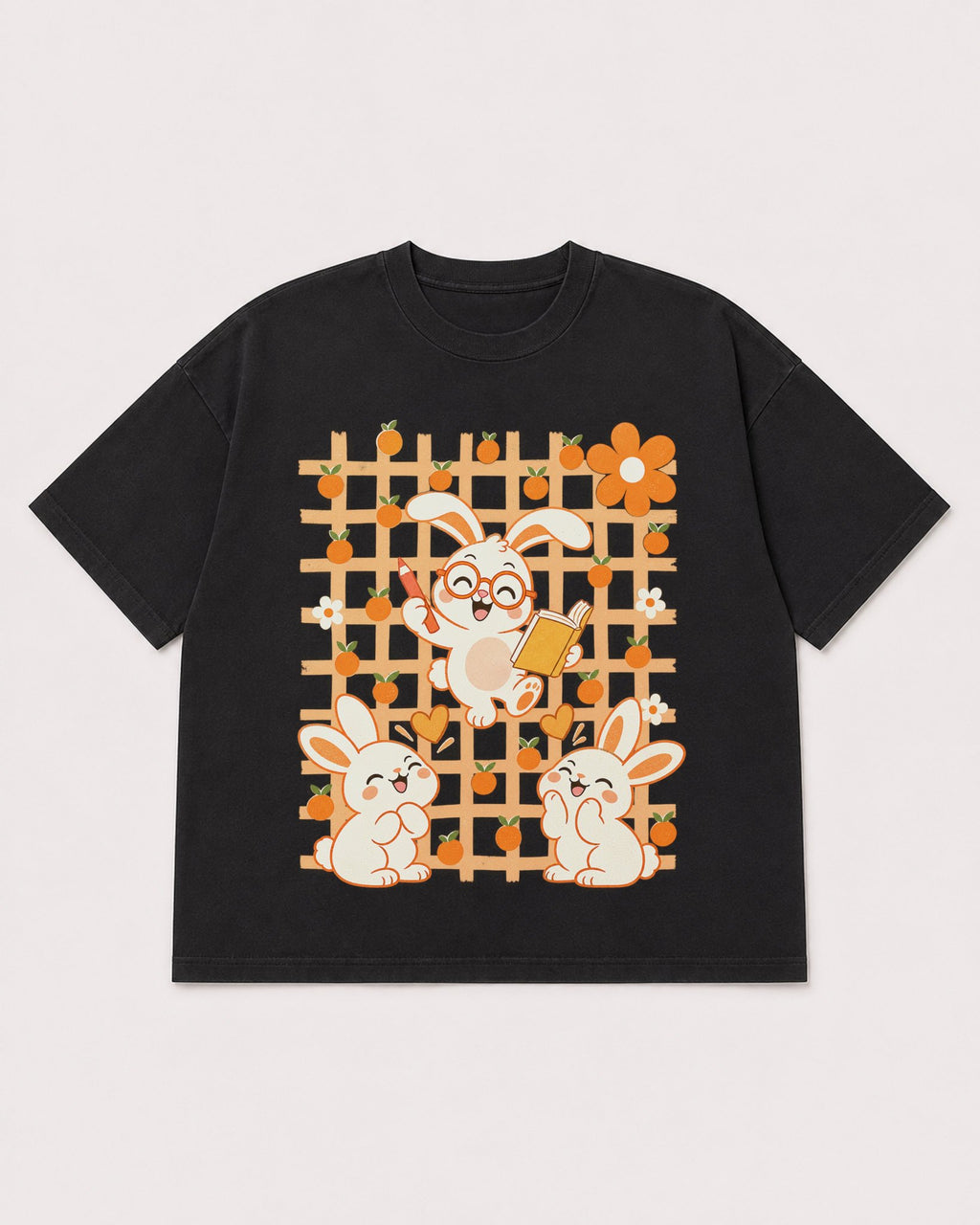 Mockup Boxy Heavyweight Tee Black product