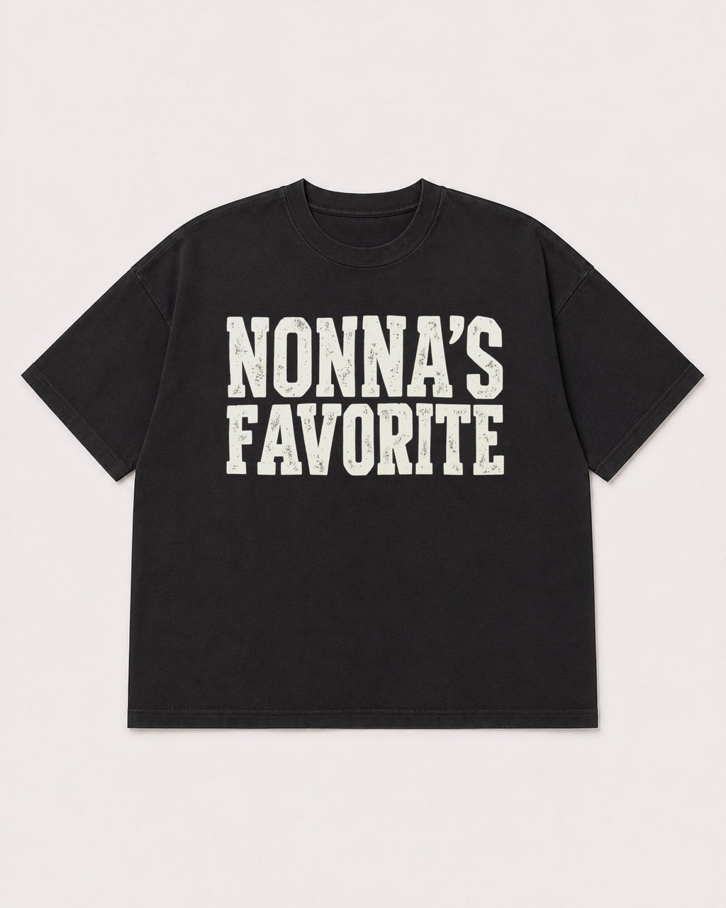 Mockup Boxy Heavyweight Tee Black product