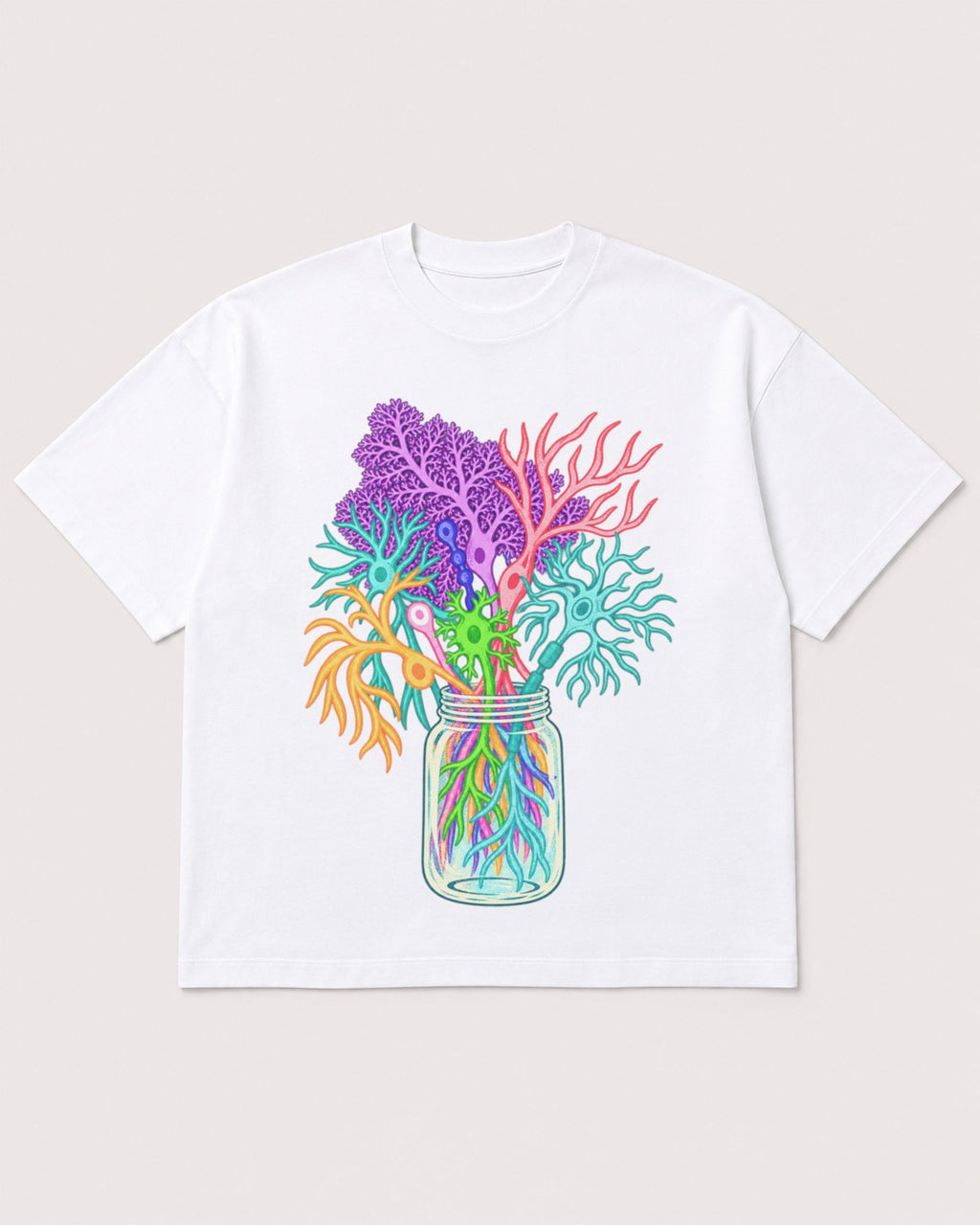 Mockup Boxy Heavyweight Tee White product