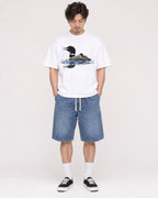 Mockup Boxy Heavyweight Tee White male full-body 03