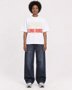 Mockup Boxy Heavyweight Tee White female full-body 14