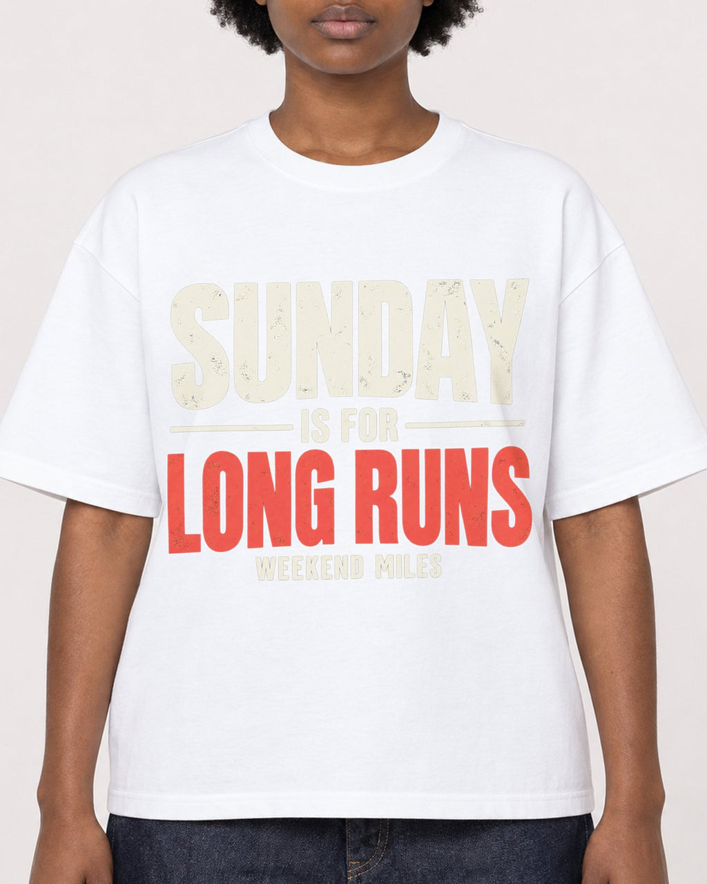 Mockup Boxy Heavyweight Tee White female close-up 14