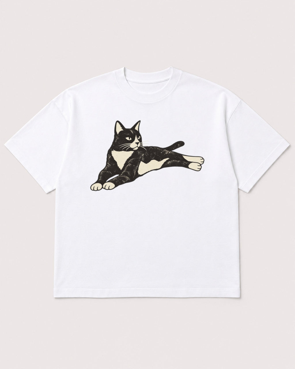 Mockup Boxy Heavyweight Tee White product