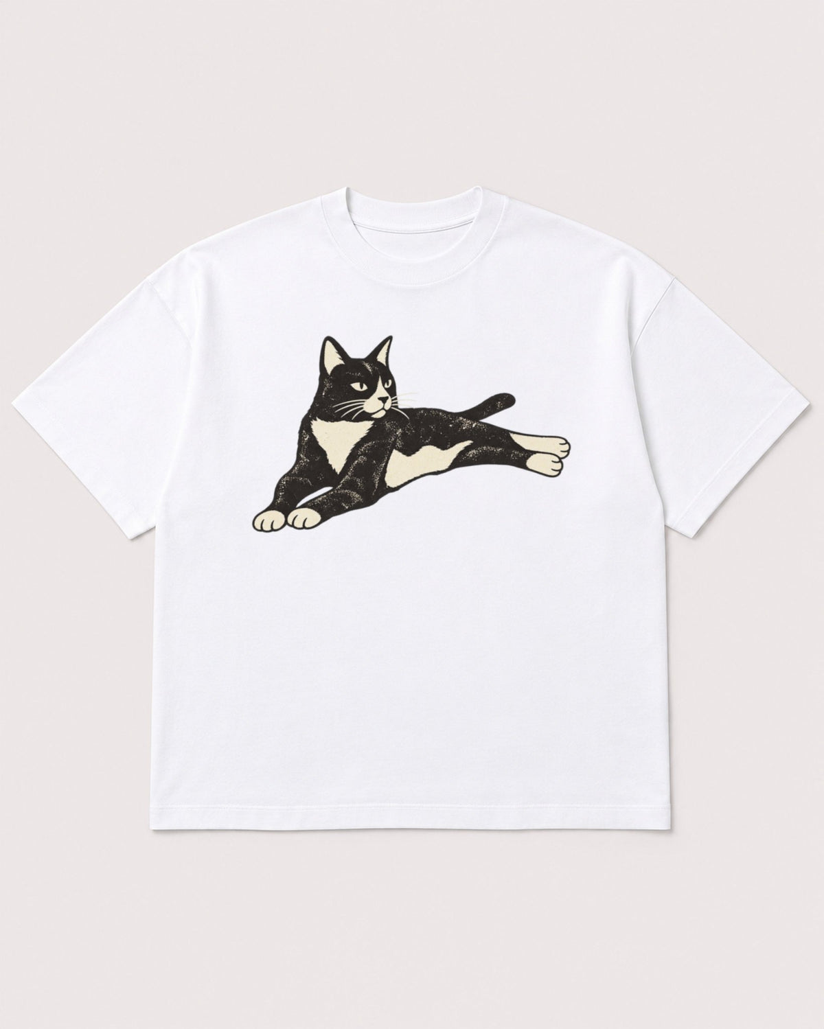 Mockup Boxy Heavyweight Tee White product