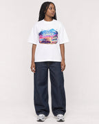 Mockup Boxy Heavyweight Tee White female full-body 04