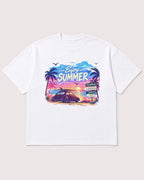 Mockup Boxy Heavyweight Tee White product