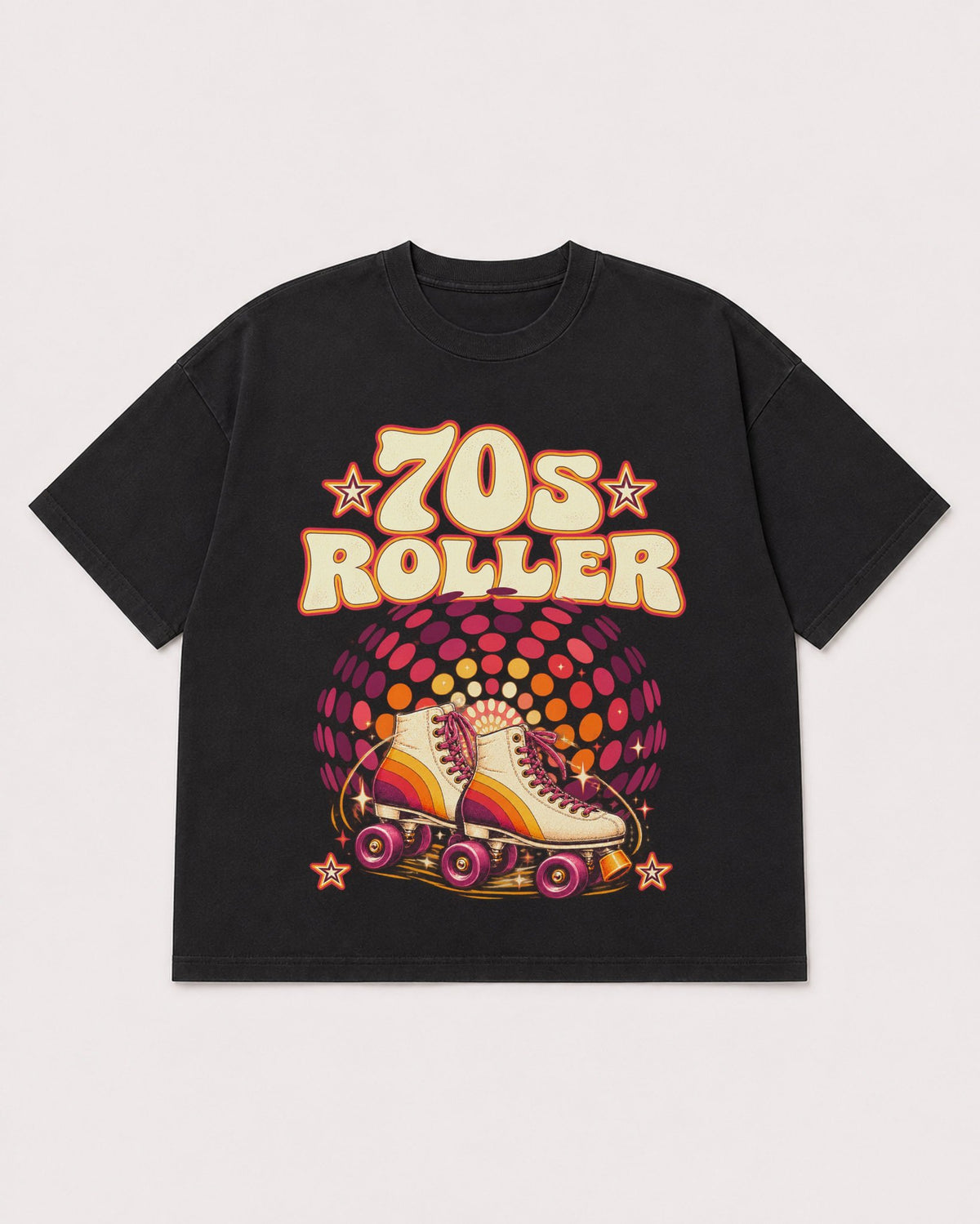 Mockup Boxy Heavyweight Tee Black product