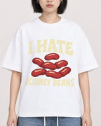 Mockup Boxy Heavyweight Tee White female close-up 11