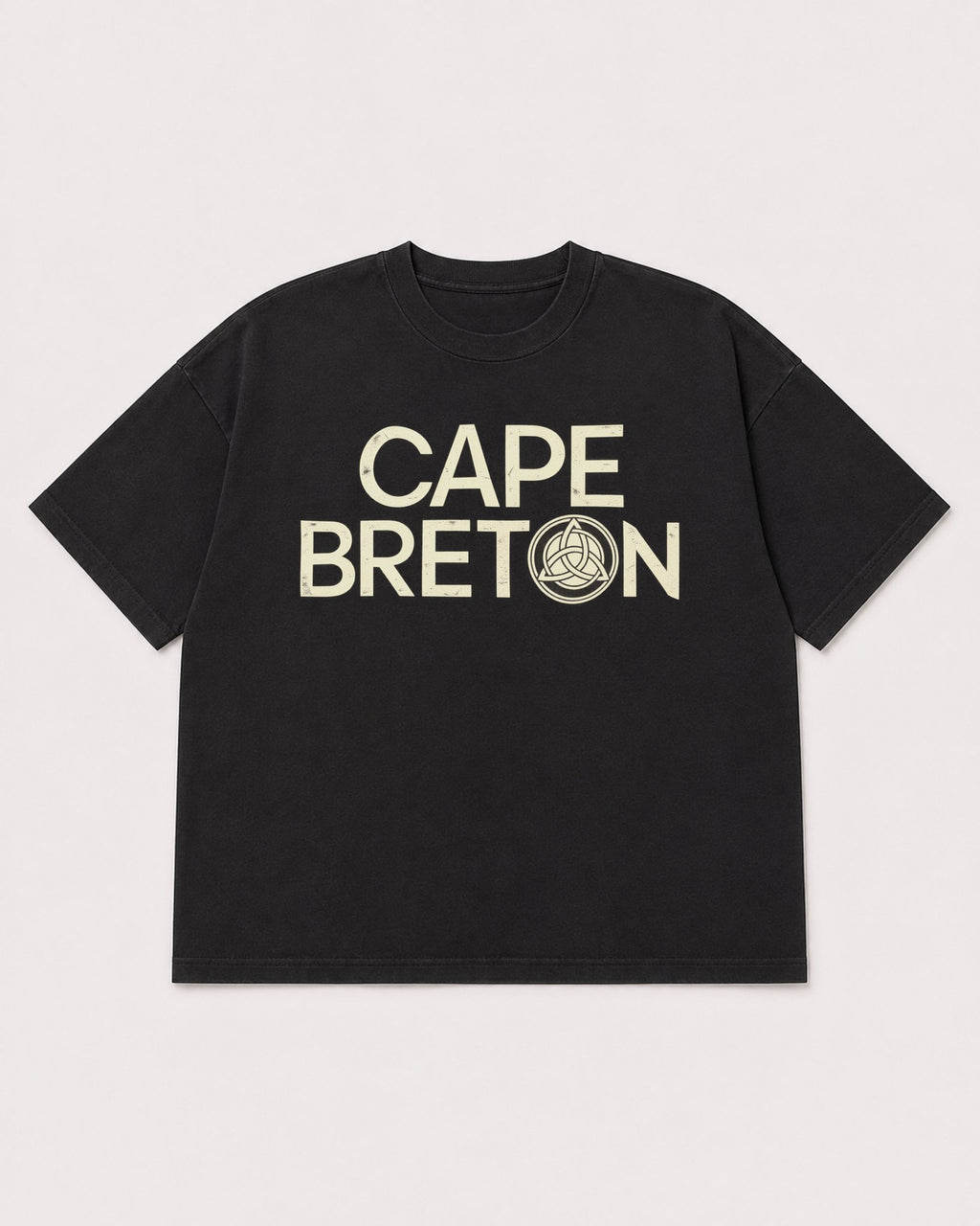Mockup Boxy Heavyweight Tee Black product