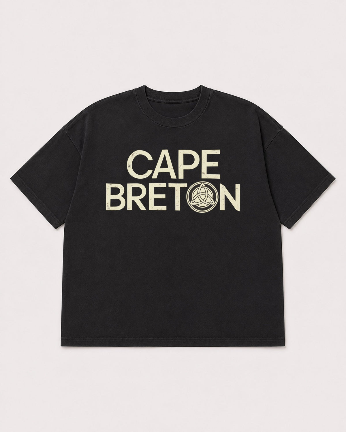 Mockup Boxy Heavyweight Tee Black product
