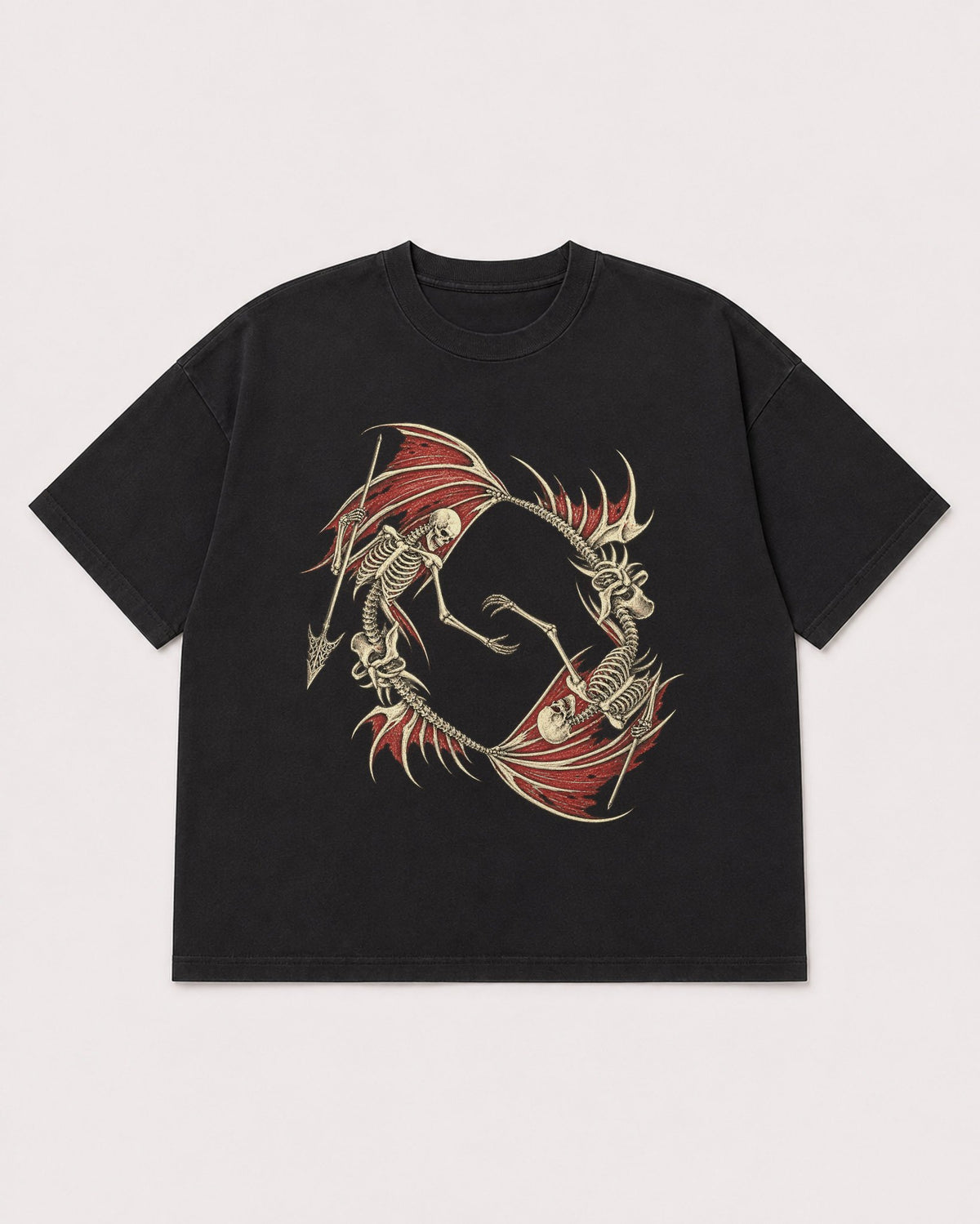 Mockup Boxy Heavyweight Tee Black product