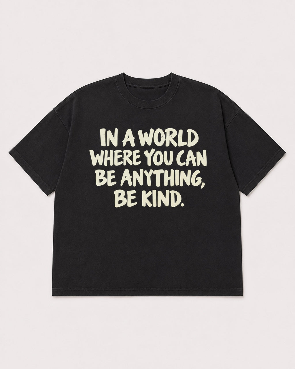 Mockup Boxy Heavyweight Tee Black product