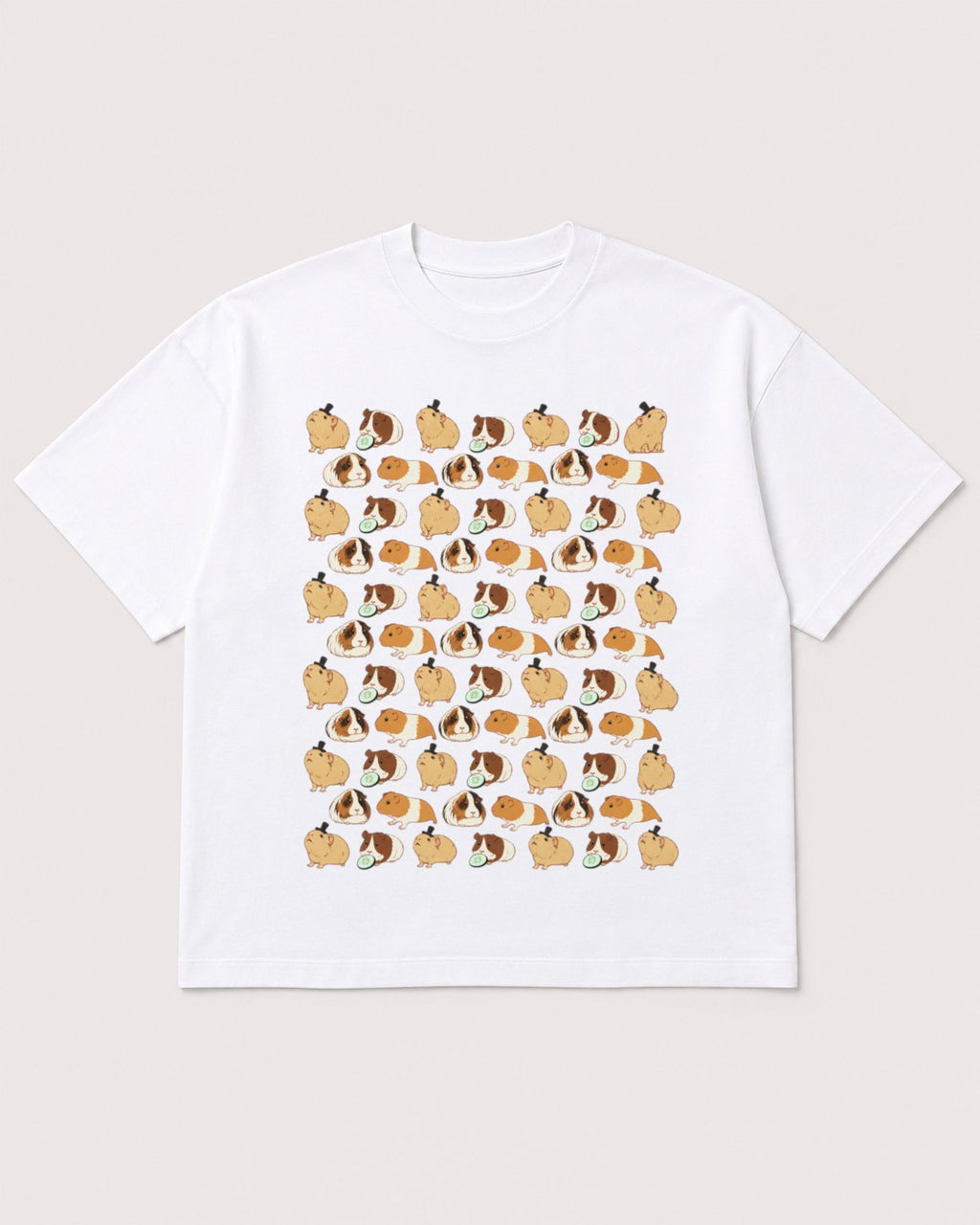 Mockup Boxy Heavyweight Tee White product