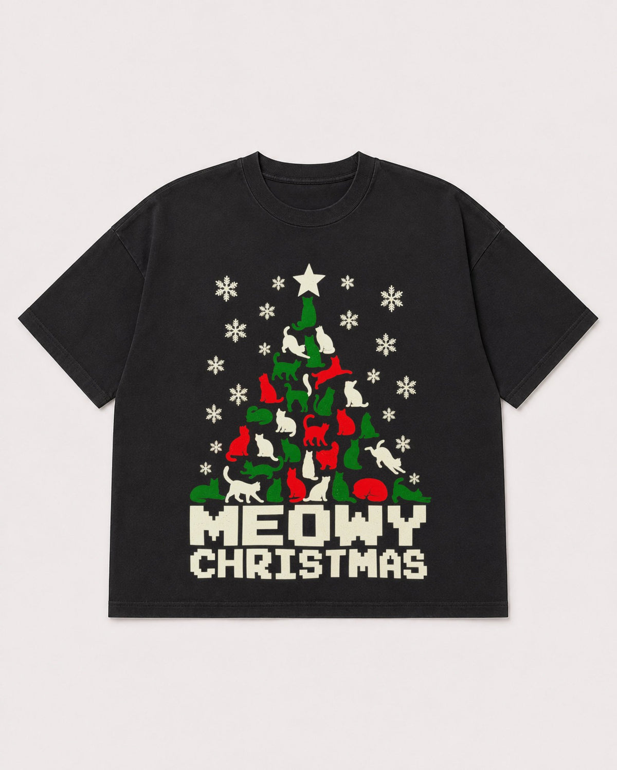 Mockup Boxy Heavyweight Tee Black product