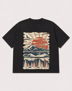 Mockup Boxy Heavyweight Tee Black product