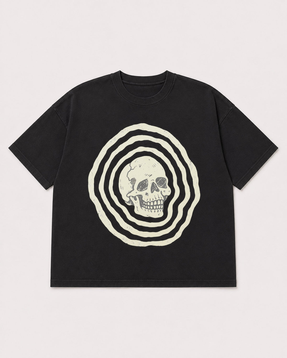 Mockup Boxy Heavyweight Tee Black product