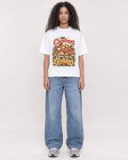 Mockup Boxy Heavyweight Tee White female full-body 10
