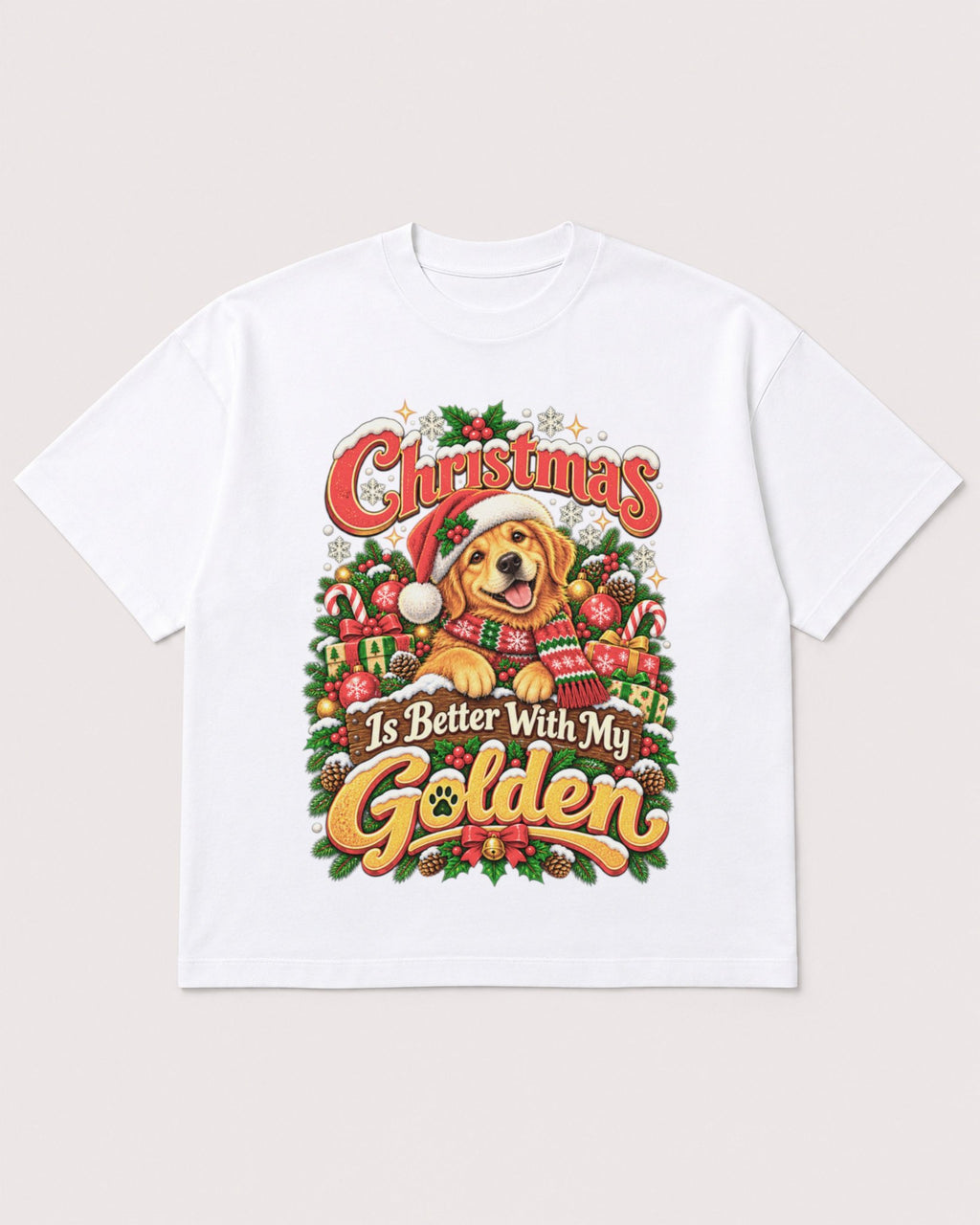 Mockup Boxy Heavyweight Tee White product