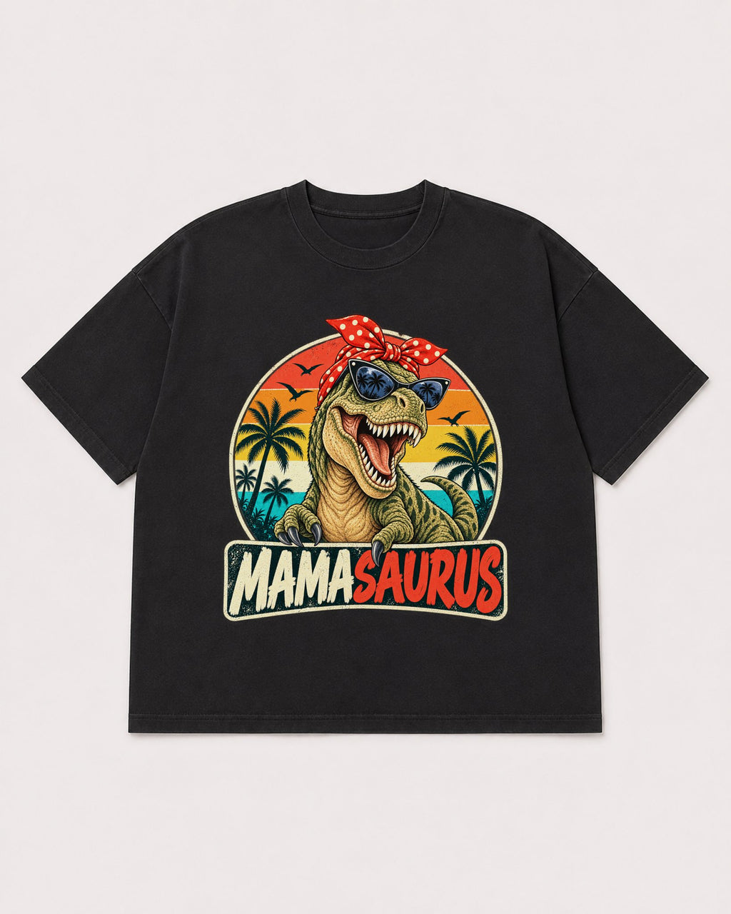 Mockup Boxy Heavyweight Tee Black product
