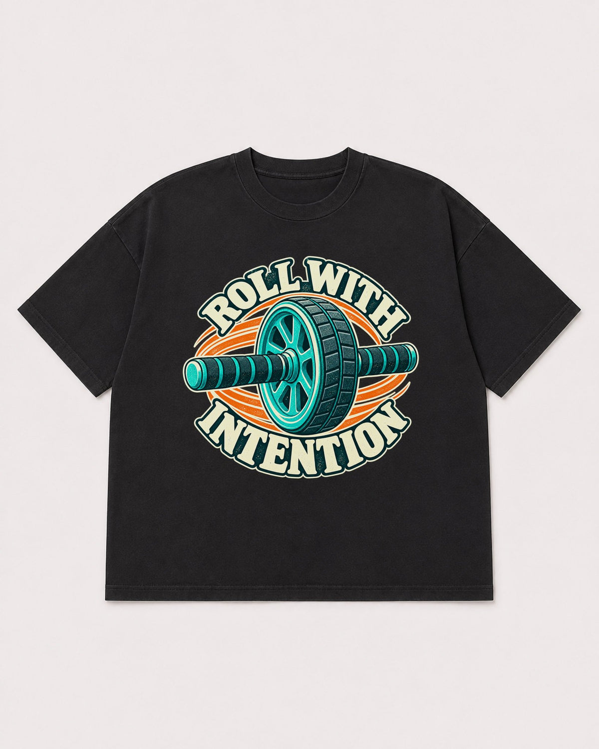 Mockup Boxy Heavyweight Tee Black product